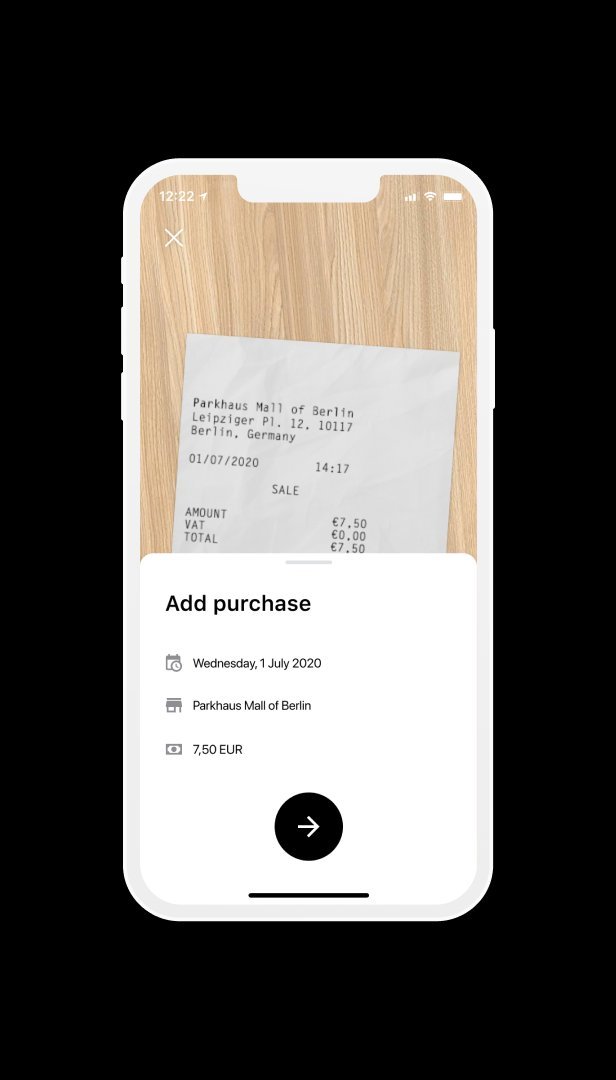 Add purchase: receipt capture